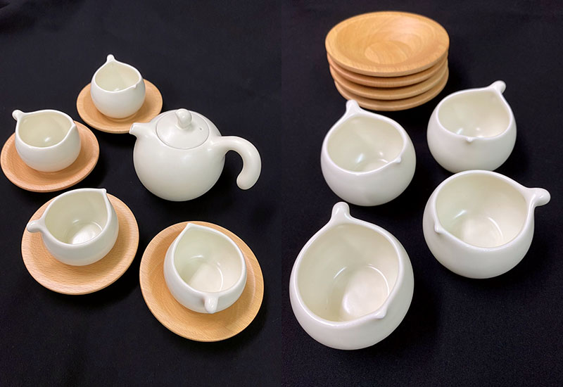 雙鴻 雀悅 Taiwan Tit-茶組(9件組) 茶具組 teapot cup